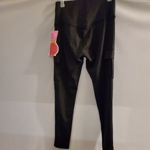 BLack tummy control leggings